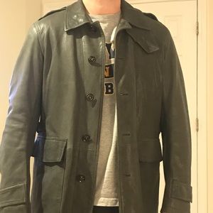 Leather Burberry Jacket